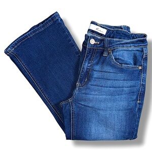 KanCan Flared Jeans Mid Rise Dark Wash Women’s 6 28 Long